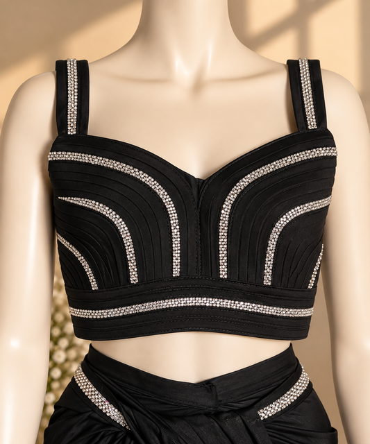 Tanishka black saree