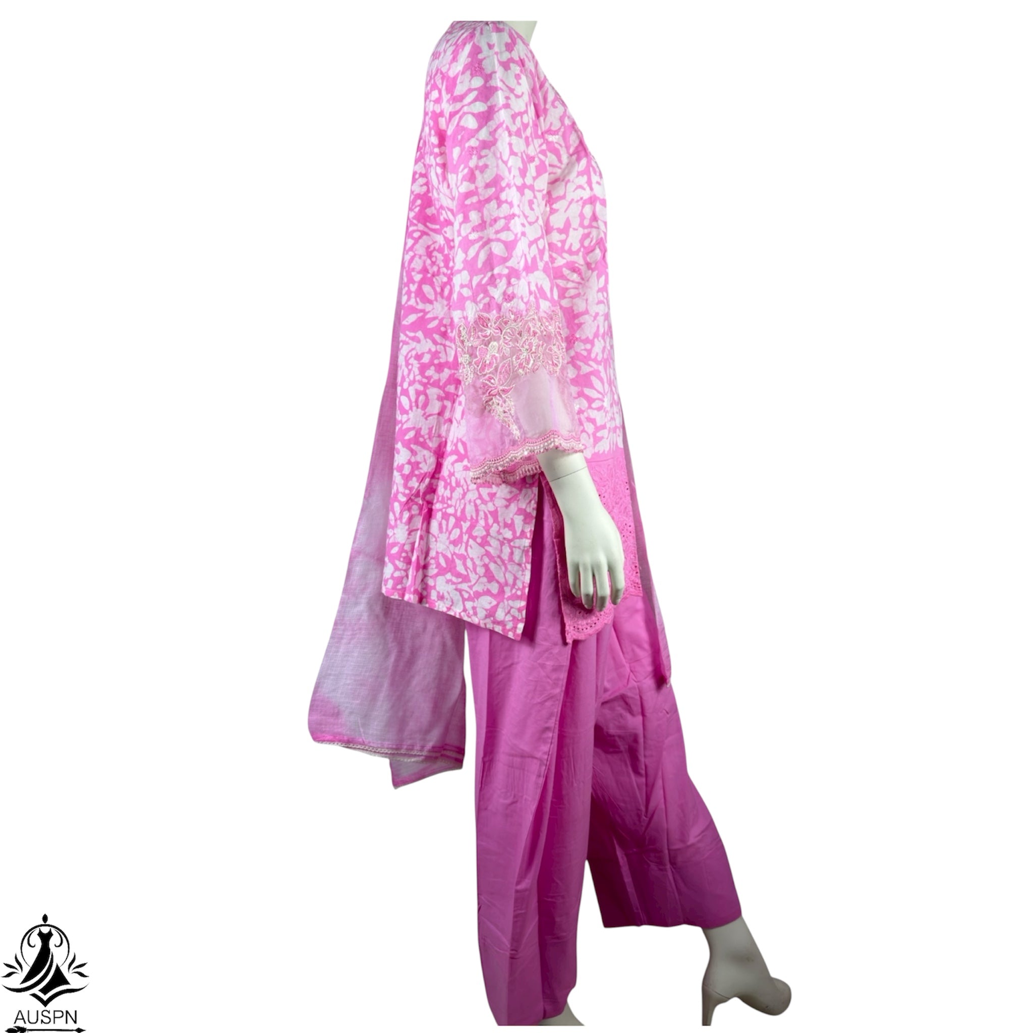 Noor pink farshi suit