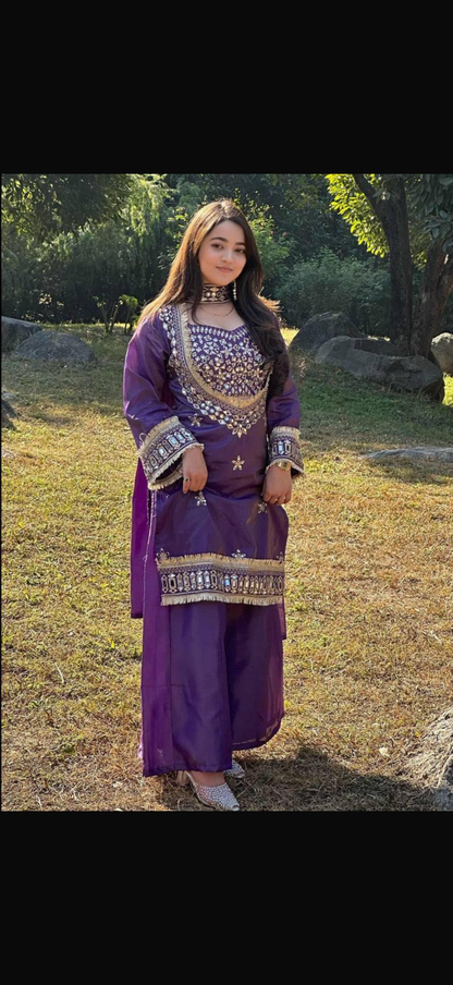 Purple ruhi set