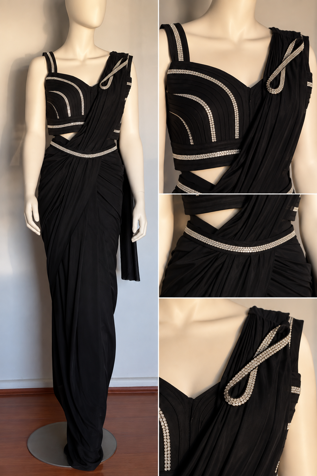 Tanishka black saree