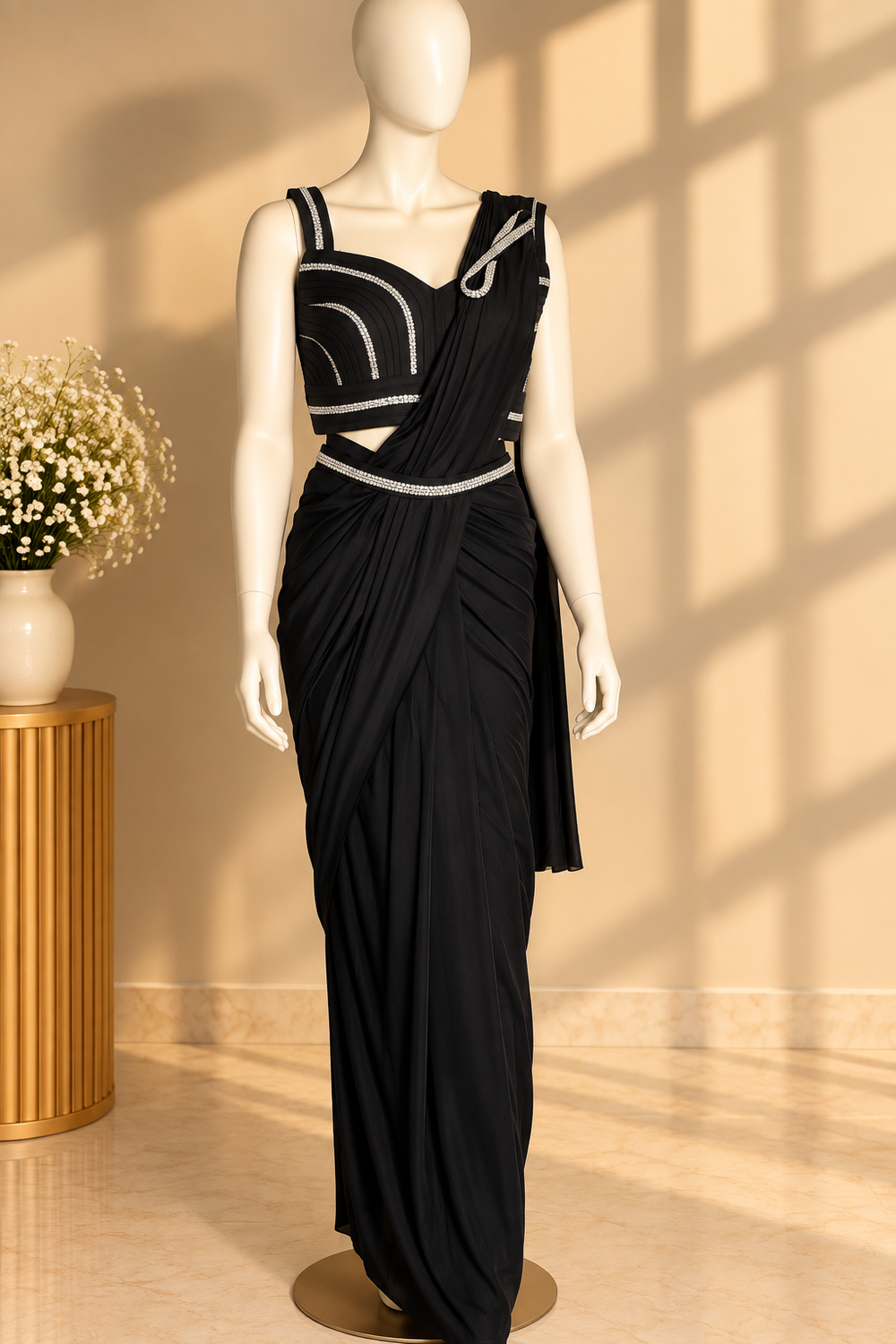 Tanishka black saree