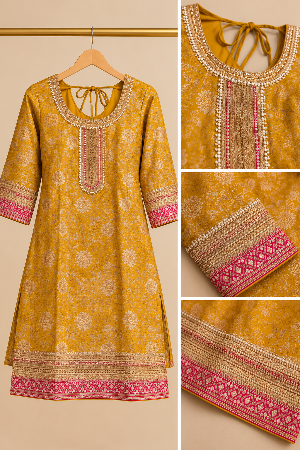 Mustard farshi set