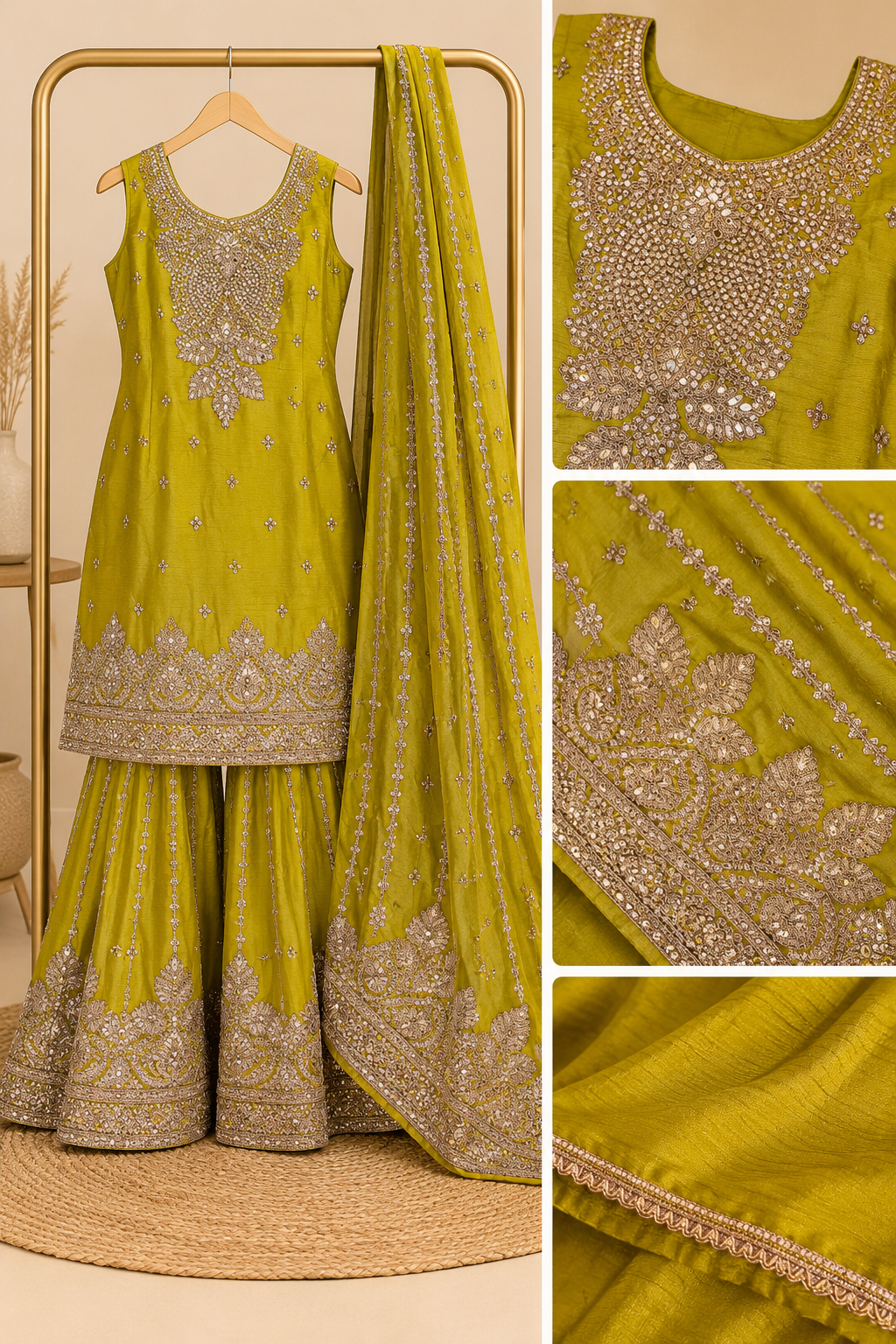 Gagan lime suit