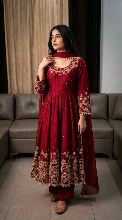 ❤️ Chaand Rani Anarkali Set