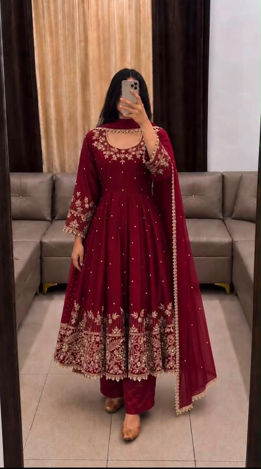 ❤️ Chaand Rani Anarkali Set