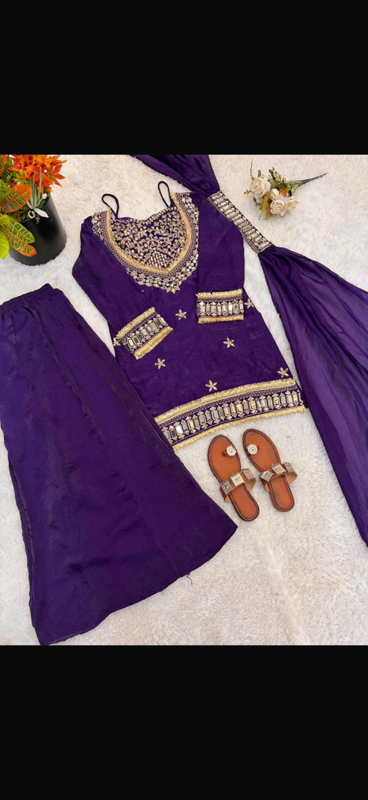 Purple ruhi set