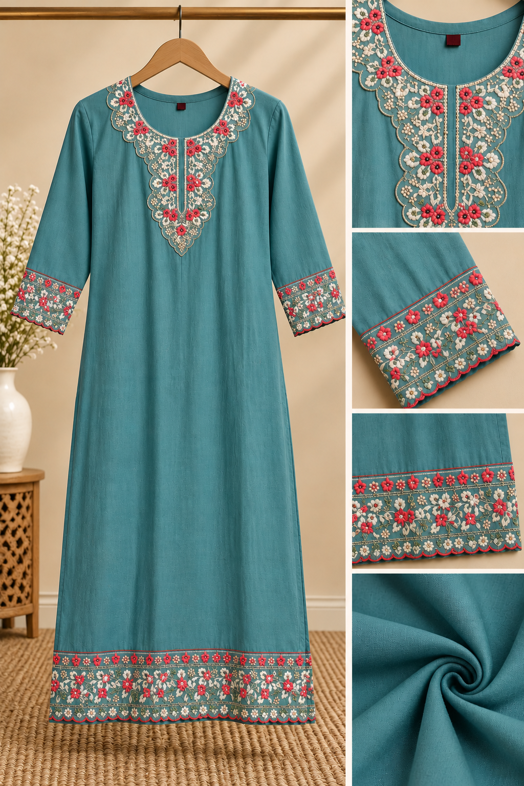 Asha kurti set