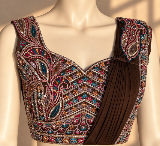 Samaira Mocha Saree 🤎✨
