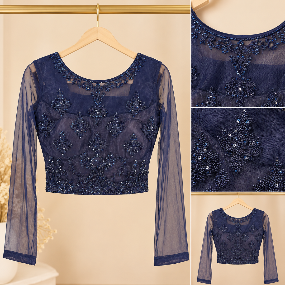 Midnight lehanga set