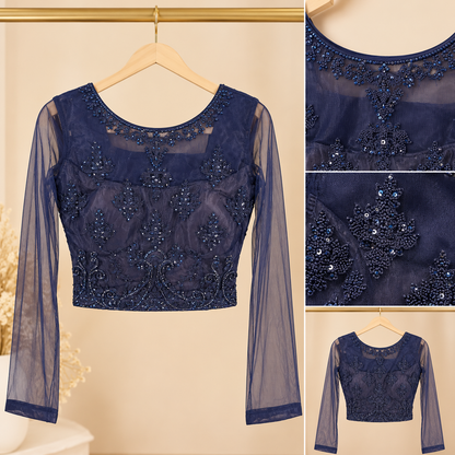 Midnight lehanga set