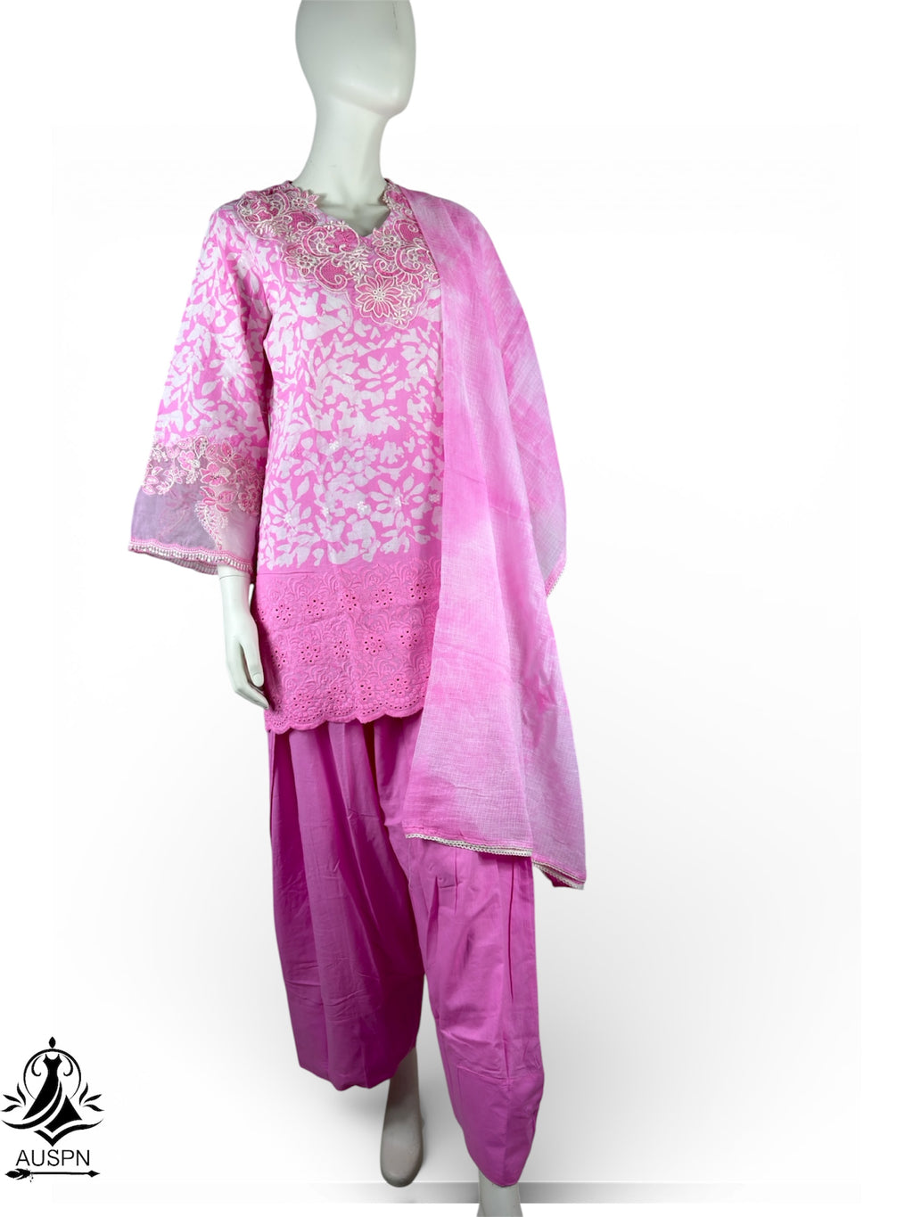 Noor pink farshi suit