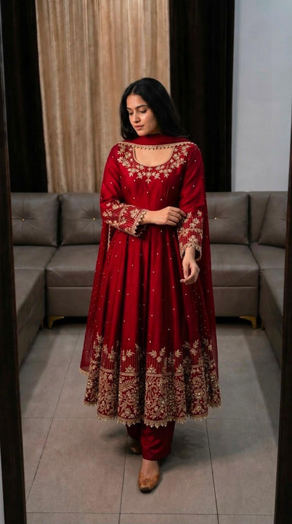 ❤️ Chaand Rani Anarkali Set