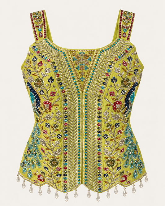 Morni lime sharara set