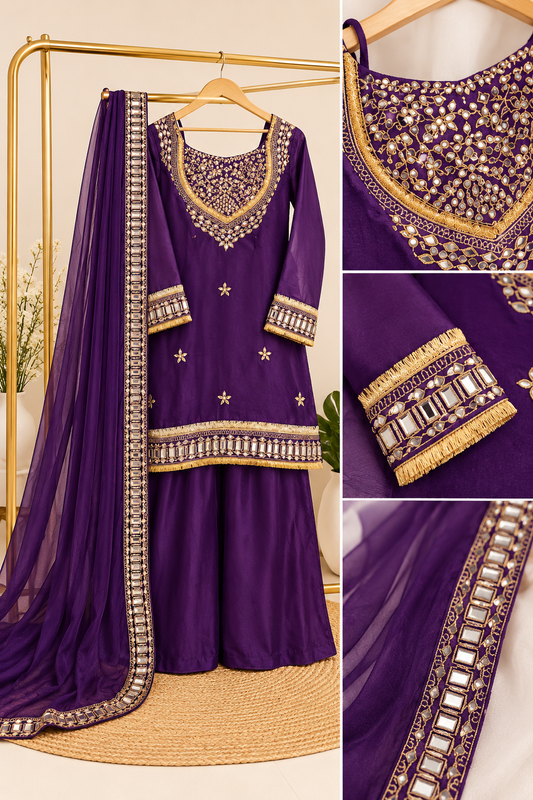 Purple ruhi set