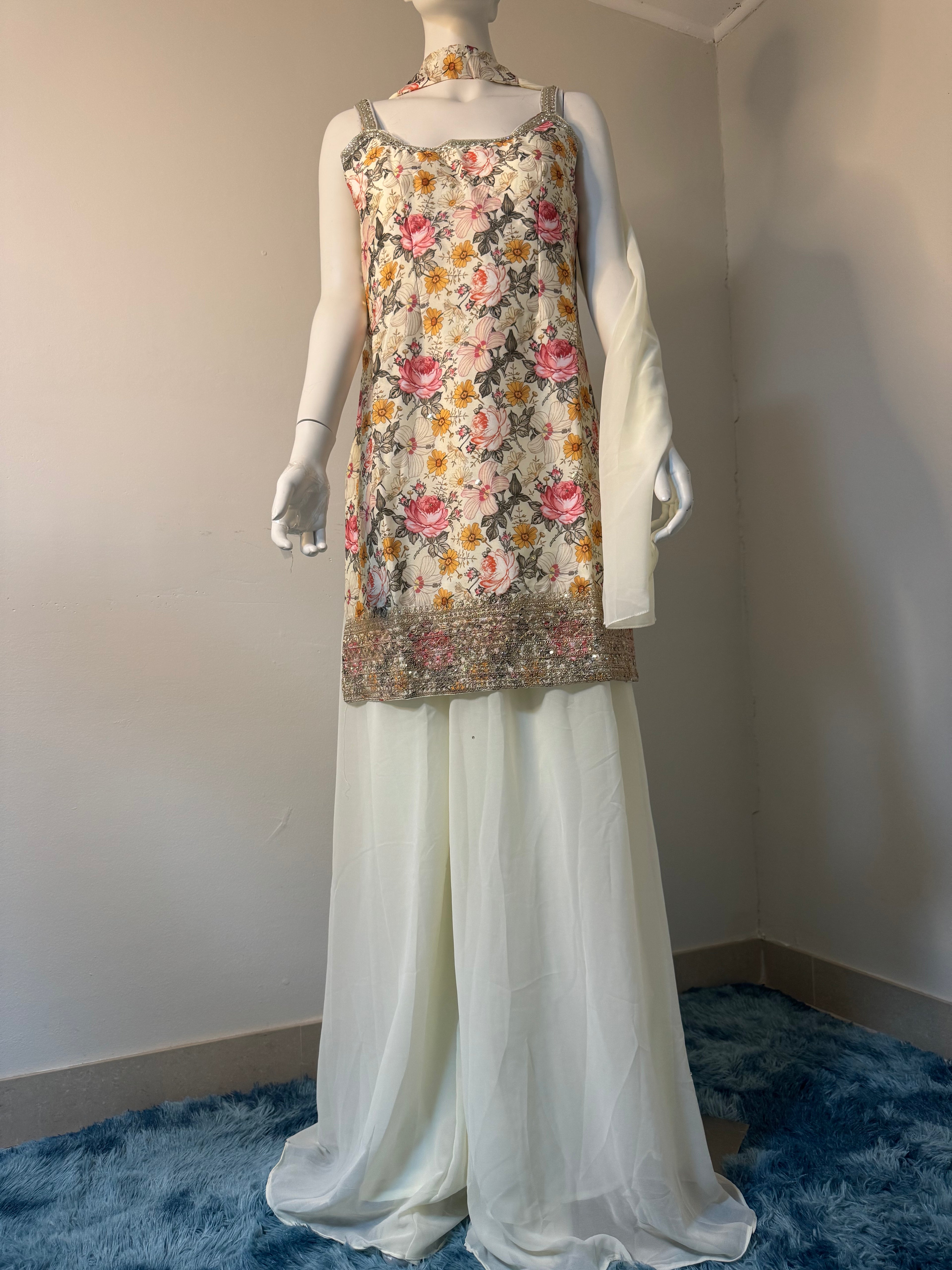Plazzo Suit with Dupatta