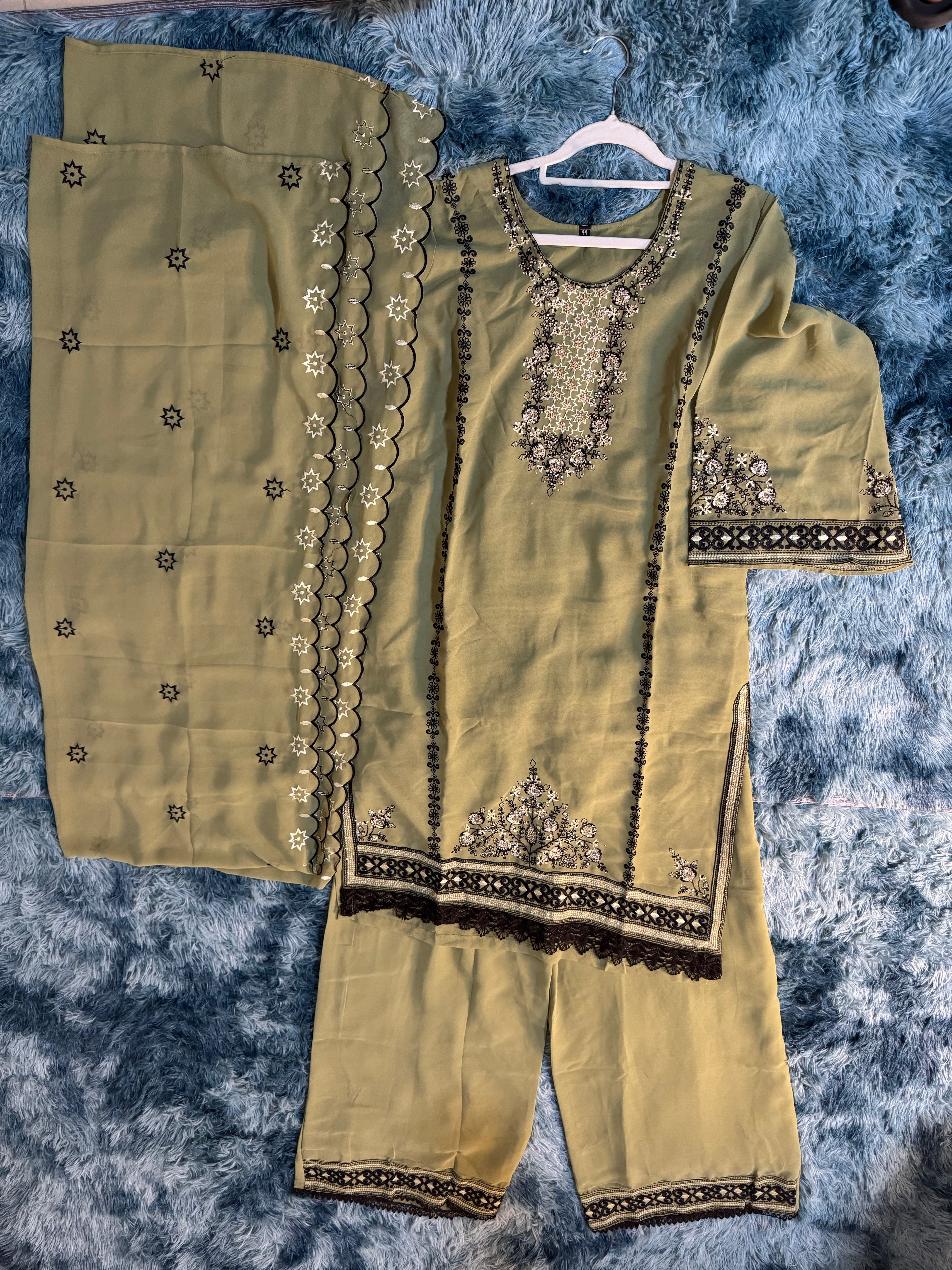 Palazzo Suit With Dupatta