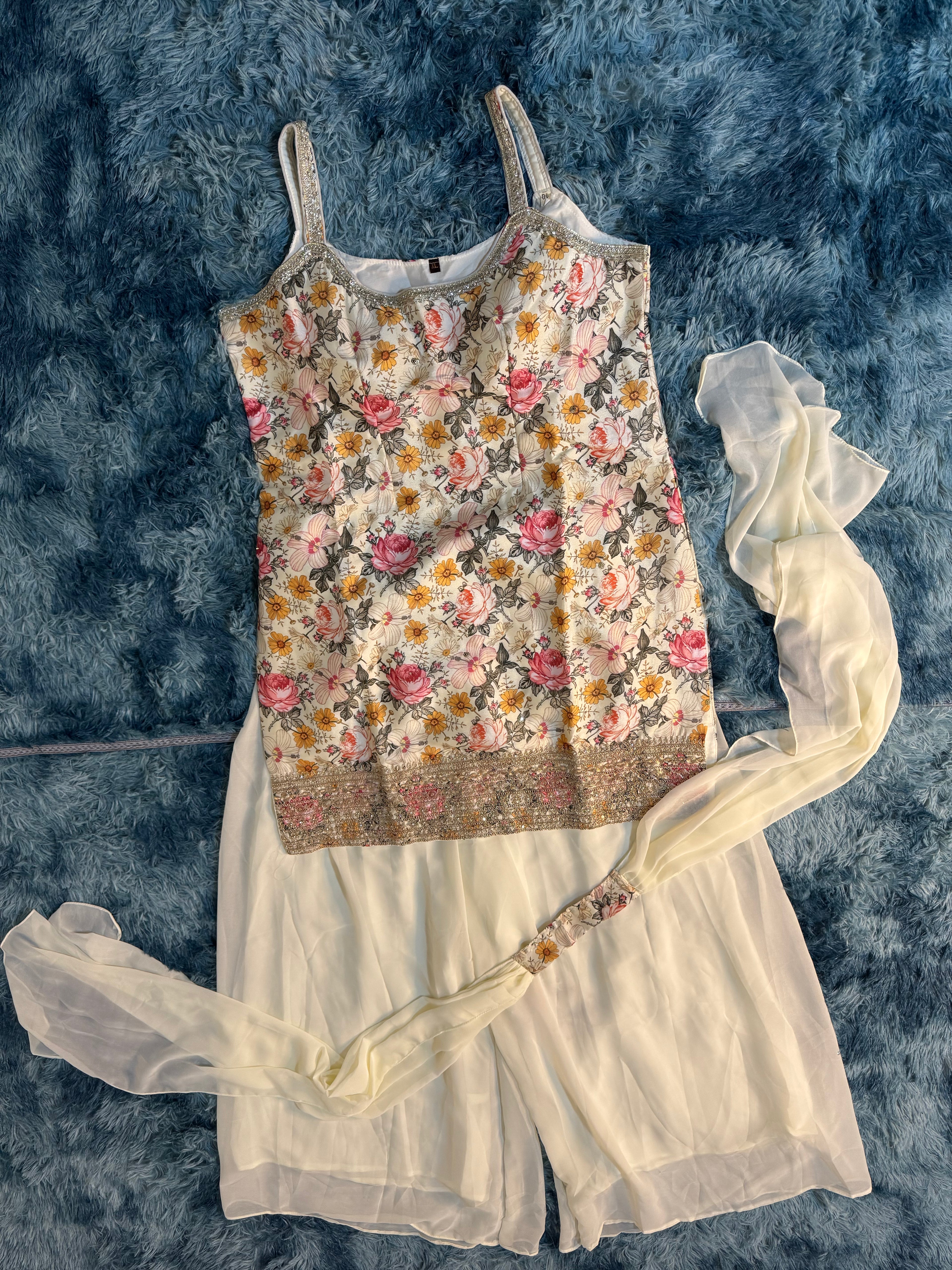 Plazzo Suit with Dupatta