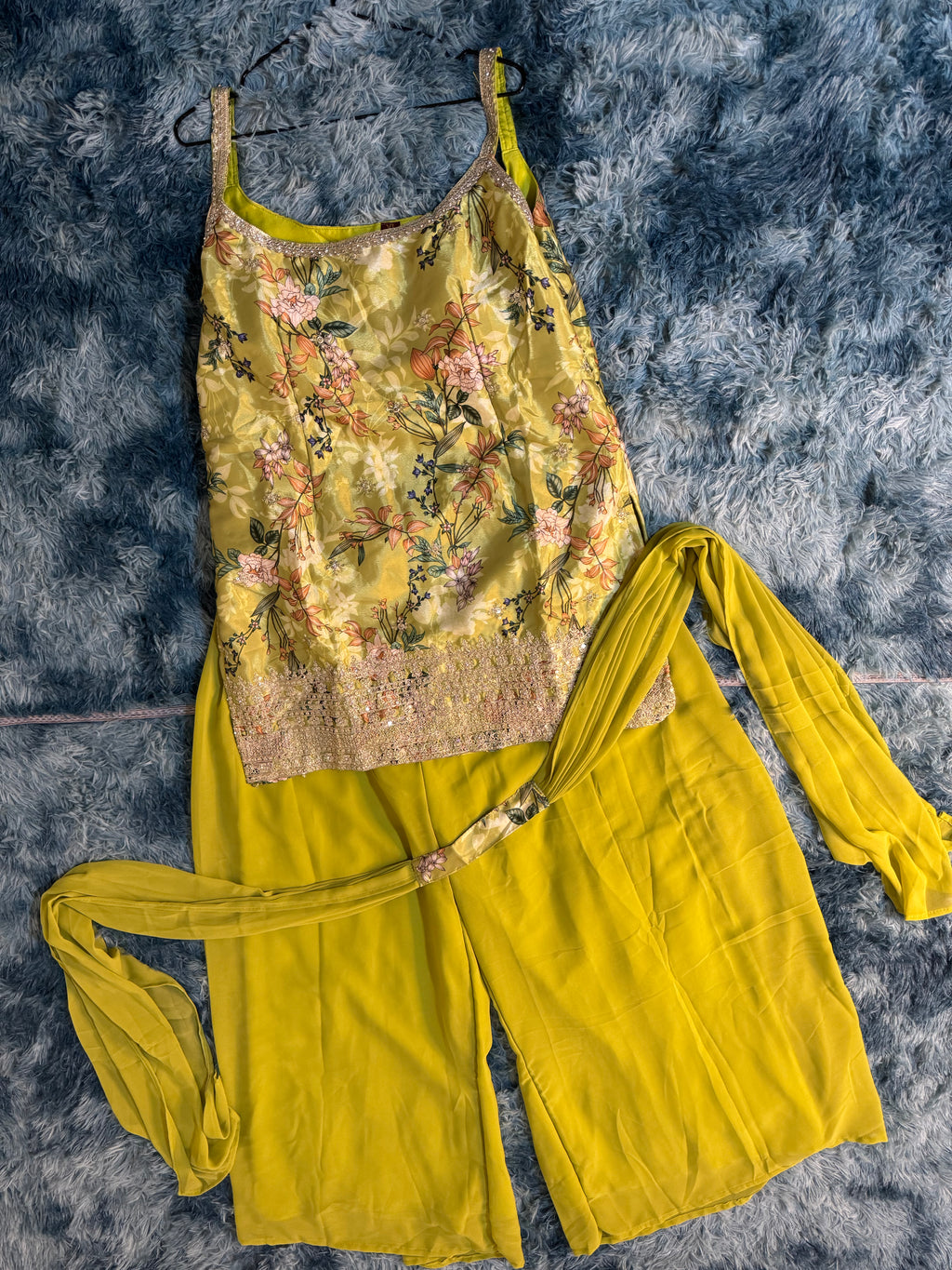 Plazzo Suit with Dupatta