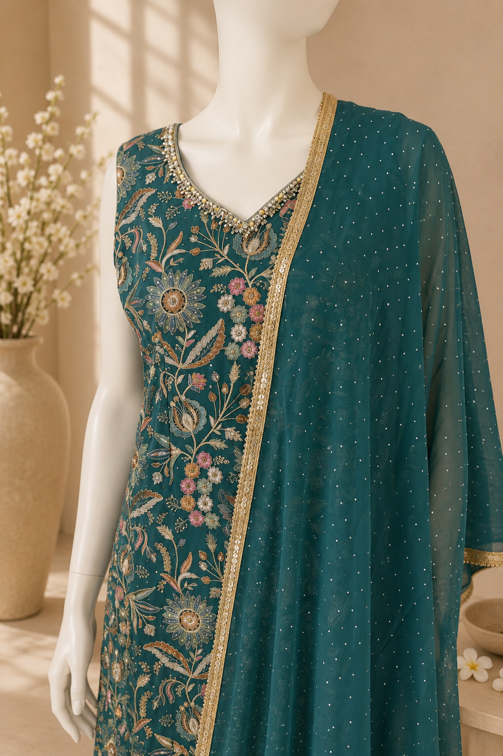 Ruhani sharara set