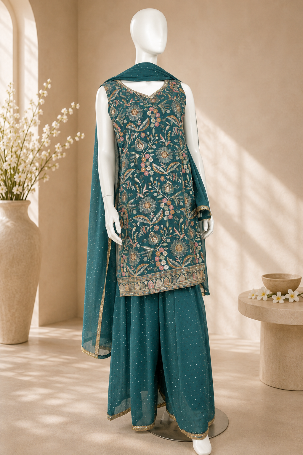 Ruhani sharara set