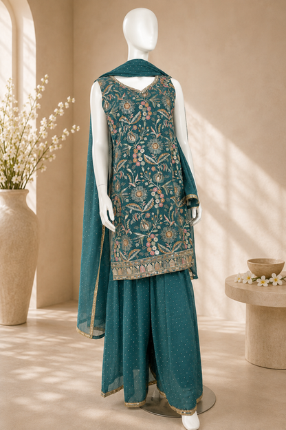 Ruhani sharara set